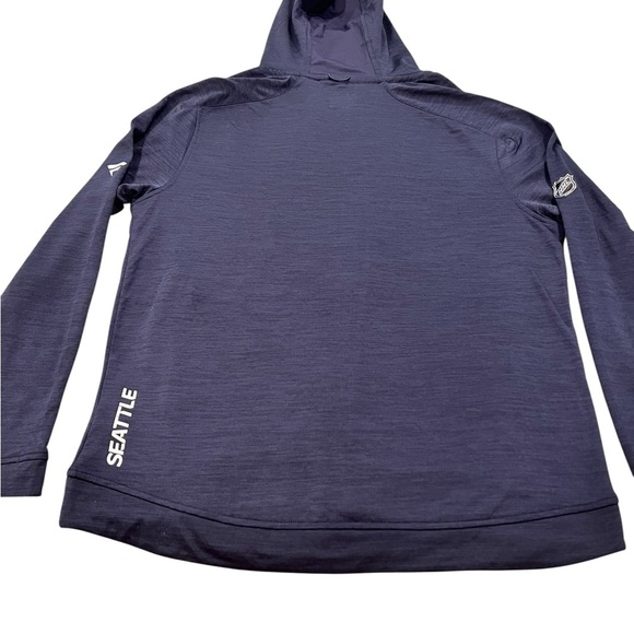 Fanatics Seattle Kraken Authentic Pro-Tech Lightweight Full-Zip Hoodie Size L - Picture 6 of 14